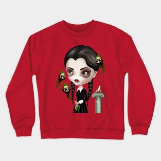 Be Afraid - Wednesday Addams Crewneck Sweatshirt